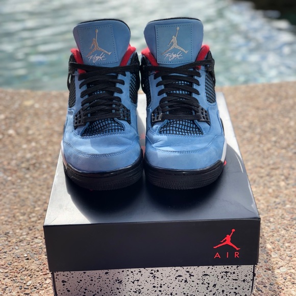 Air Jordan 4 Retro Trqvis Scott Cactus Jack - Picture 2 of 7